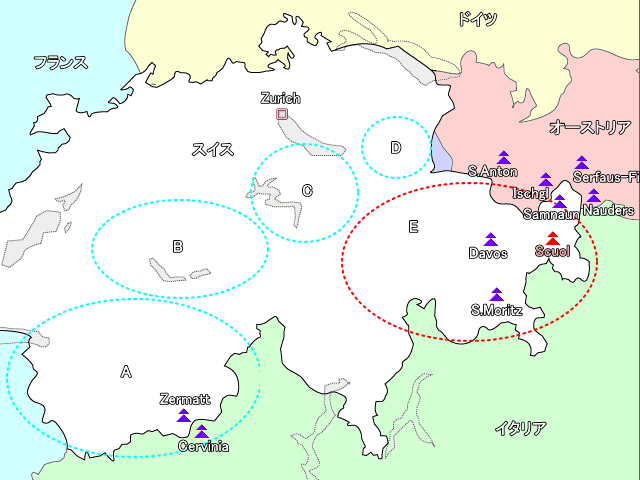 スイススキーマップ簡易版