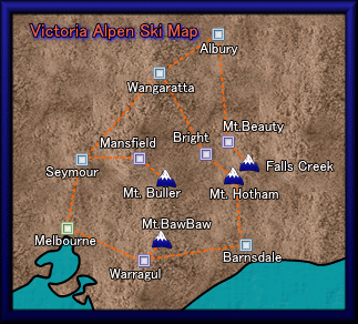 Austria Ski Resort Map